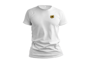Tee shirt "le courageux" (coton BIO - col rond - blanc)