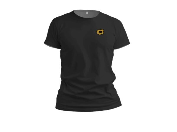 Tee shirt "le courageux" (coton BIO - col rond - noir)
