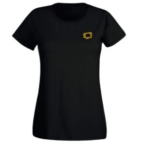 Tee shirt "la courageuse" (coton BIO - col rond - noir)